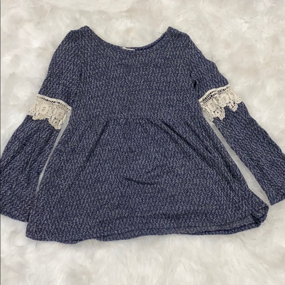 Navy Flowy Tunic